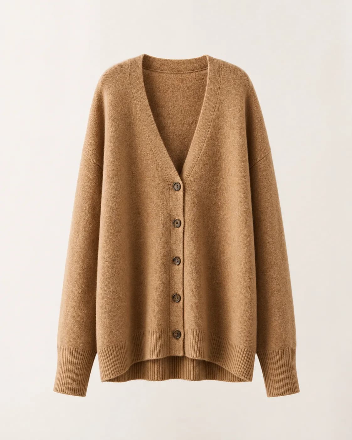 Camel Soft Knit Cardigan