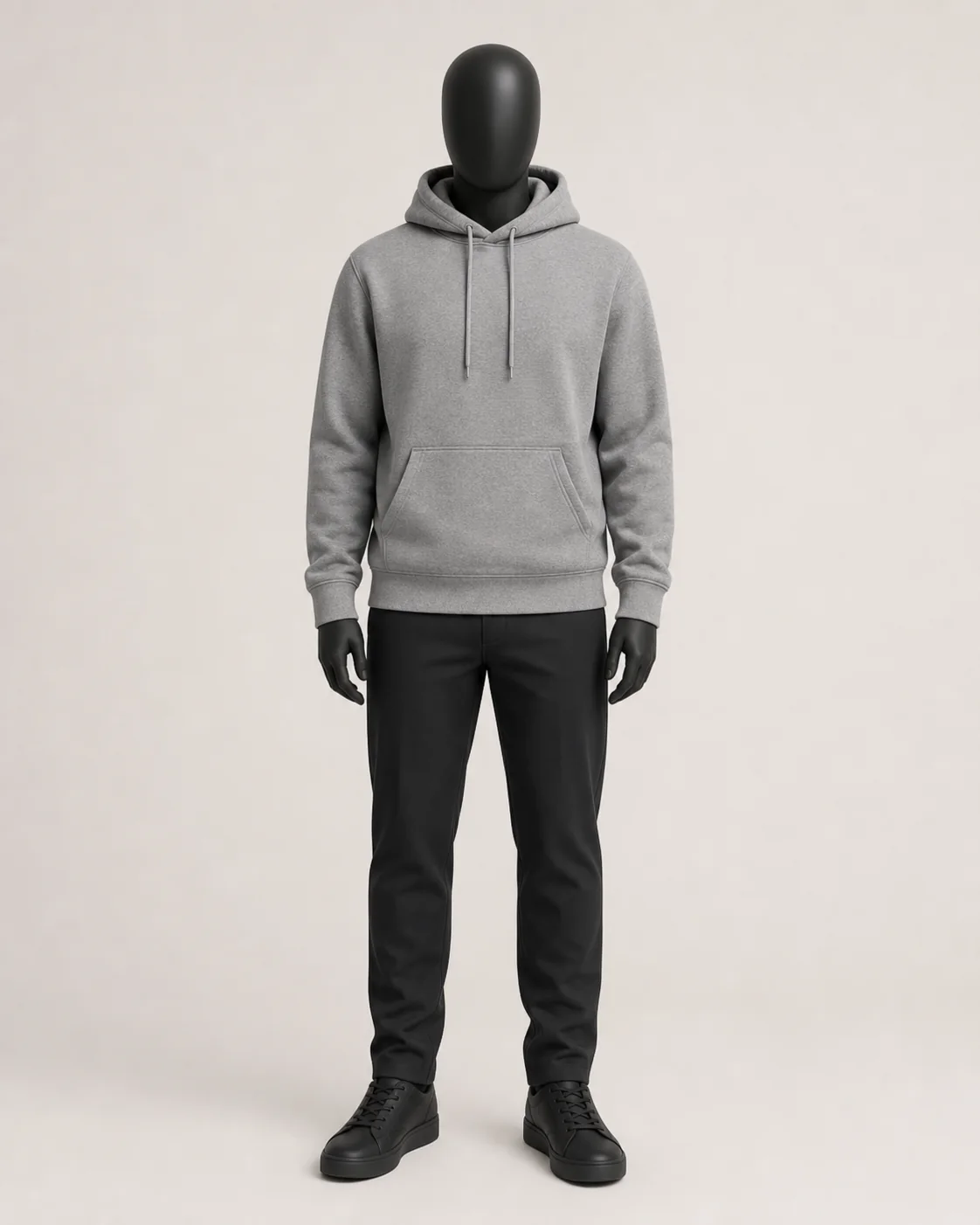 Grey Regular Fit Hoodie, image 2