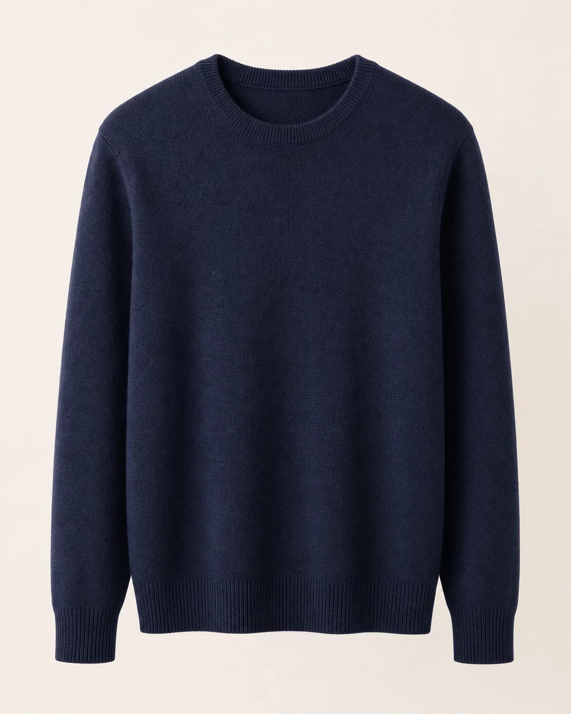 Navy Merino Blend Sweater