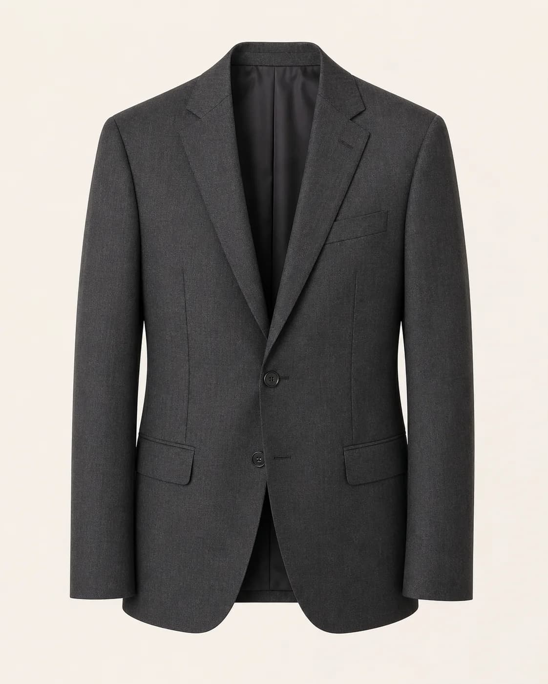 Charcoal Tailored Suit Jacket
